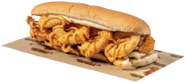 Crispy golden chicken sandwich