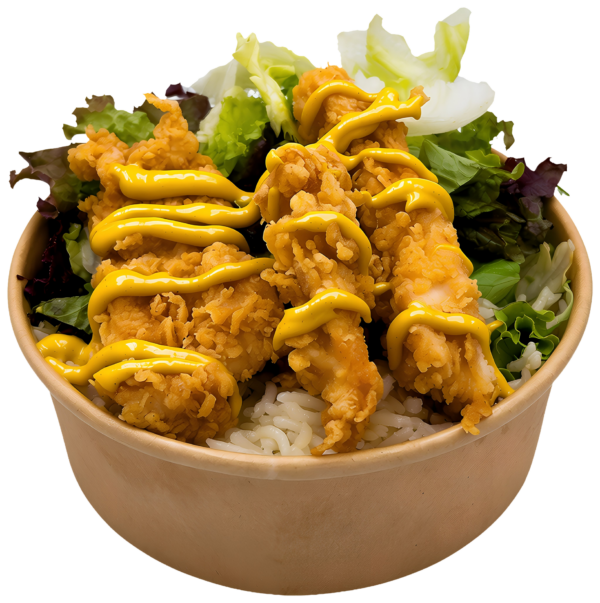 Curry Mango Chicken Protein Rice Bowl