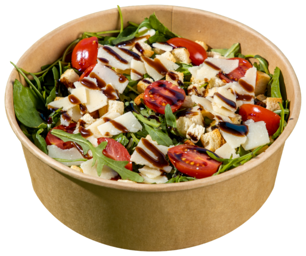 Ρόκα, σπανάκι baby & παρμεζάνα